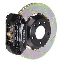 Brembo 97-01 Integra Type-R Front GT BBK 4 Piston Cast 2pc 328x28 2pc Rotor Slotted Type-1-Black - 112.6003A1