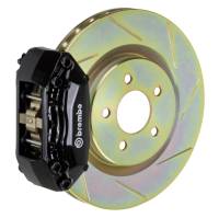 Brembo 05-06 Focus Front GT BBK 4 Piston Cast 2pc 305x28 1pc Rotor Slotted Type-1-Black - 1A5.5004A1