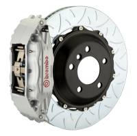 Brembo 93-98 Supra Front GT BBK 4 Piston Cast 2pc 355x32 2pc Rotor Slotted Type-3-Silver - 1B3.8003A3