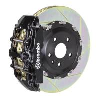 Brembo 02-08 G500/03-04 G55/09-18 G550 Fr GT BBK 8 Piston Cast 365x34 2pc Rotor Slotted Type1-Black - 1G2.8501A1