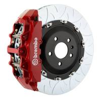 Brembo 00-06 X5 (E53) Front GT BBK 8 Piston Cast 380x34 2pc Rotor Slotted Type-3-Red - 1G3.9002A2