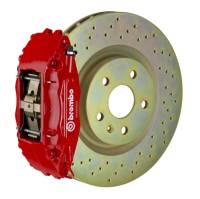 Brembo 12-16 FR-S/12-20 BRZ/22+ GR86 Front GT BBK 4 Piston Cast 2pc 326 x30 1pc Rotor Drilled-Red - 1H4.6005A2