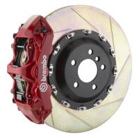 Brembo 03-13 Flying Spur Front GT BBK 6 Piston Cast 411x34 2pc Rotor Slotted Type1 -Red - 1L2.9501A2