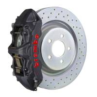 Brembo 16+ Camaro LS/LT SS Front GTS BBK 6 Piston Cast 355x32 1pc Rotor Drilled-Black HA - 1L4.8018AS