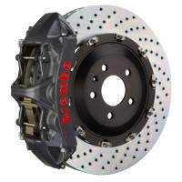 Brembo 05-13 Corvette Front GTS BBK 6 Piston Cast 365x34 2pc Rotor Drilled-Black HA - 1N1.8501AS