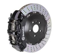 Brembo 06-13 S350 Front GT BBK 6 Piston Cast 405x34 2pc Rotor Drilled-Black - 1N1.9503A1