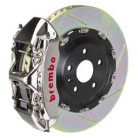 Brembo 05-13 Corvette Front GTR BBK 6 Piston Billet 365x34 2pc Rotor Slotted Type1 - Nickel - 1N2.8501AR