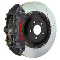 Brembo 05-13 Corvette Front GTS BBK 6 Piston Cast 365x34 2pc Rotor Slotted Type1-Black HA - 1N2.8501AS