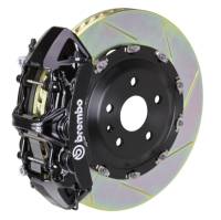 Brembo 04-08 S4 (B6/B7) Front GT BBK 6 Piston Cast 365x34 2pc Rotor Slotted Type-1-Black - 1N2.8511A1