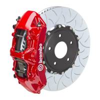 Brembo 05-09 Corvette Z51/06-09 XLR-V Fr GT BBK 6 Piston Cast 350x34 2pc Rotor Slotted Type3-Red - 1N3.8014A2