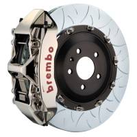 Brembo 06-08 RS4 Front GTR BBK 6 Piston Billet380x34 2pc Rotor Slotted Type-3- Nickel Plated - 1N3.9007AR