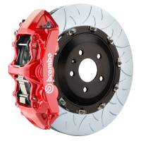 Brembo 03-07 Cayenne/S/Turbo Fr GT BBK 6Pis Cast 405x34 2pc Rotor Slotted Type3-Red - 1N3.9501A2