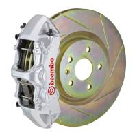 Brembo 10-15 Camaro V6 Front GT BBK 6 Piston Cast 355x32 1pc Rotor Slotted Type-1-Silver - 1N5.8001A3