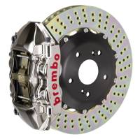 Brembo 16+ Miata MX-5 (ND) Front GTR BBK 4 Piston Billet328x28 2pc Rotor Drilled- Nickel Plated - 1P1.6001AR