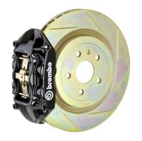 Brembo 08-13 C30 Front GT BBK 4 Piston Cast 336 x28 1pc Rotor Slotted Type-1-Black - 1P5.7001A1