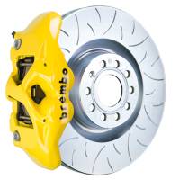 Brembo 14-20 A3 Front GT BBK 4 Piston Cast 345x30 1pc Rotor Slotted Type3-Yellow - 1S5.8003A5