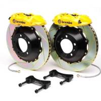 Brembo 05-06 GT Front GT BBK 6 Piston Cast 390x35 2pc Rotor Slotted Type-5- Fluo. Yellow - 1TC.9025A7