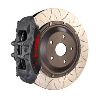 Brembo 2009+ Nissan GT-R PISTA Front BBK 380x34x65a T5 2pc Rotor Slotted - Clear HA - 3K2.9027A