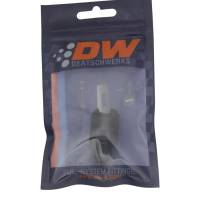 DeatschWerks - DeatschWerks 6AN Male Flare to 3/8in Female EFI Quick Connect Adapter - Anodized Matte Black - Image 3