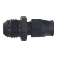 DeatschWerks - DeatschWerks 8AN Male Flare to 3/8in Hardline Compression Adapter - Anodized Matte Black - Image 2