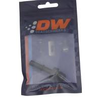 DeatschWerks - DeatschWerks 6AN Male Flare to 5/16in Male EFI Quick Connect Adapter - Anodized Matte Black - Image 4