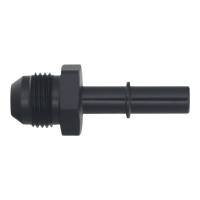 DeatschWerks - DeatschWerks 8AN Male Flare to 3/8in Male EFI Quick Connect Adapter - Anodized Matte Black - Image 2