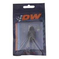 DeatschWerks - DeatschWerks 6AN Male Flare to 1/4in Female EFI Quick Connect Adapter - Anodized Matte Black - Image 4