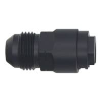 DeatschWerks - DeatschWerks 8AN Male Flare to 5/16in Female EFI Quick Connect Adapter - Anodized Matte Black - Image 2