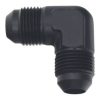 DeatschWerks - DeatschWerks 8AN Male Flare to 8AN Male Flare 90-Degree Fitting - Anodized Matte Black - Image 2