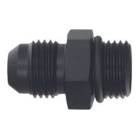 DeatschWerks - DeatschWerks 6AN ORB Male to 6AN Male Flare Adapter (Incl O-Ring) - Anodized Matte Black - Image 2