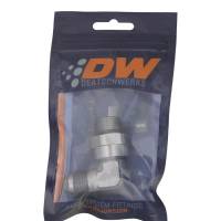 DeatschWerks - DeatschWerks 8AN ORB Male Swivel to 8AN Male Flare 90-Degree Fitting - Anodized DW Titanium - Image 3