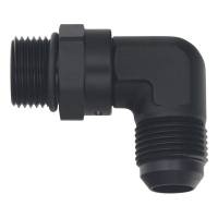 DeatschWerks - DeatschWerks 10AN ORB Male Swivel to 10AN Male Flare 90-Degree Fitting - Anodized Matte Black - Image 2