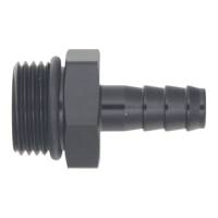 DeatschWerks - DeatschWerks 10AN ORB Male to 3/8in Male Triple Barb Fitting (Incl O-Ring) - Anodized Matte Black - Image 2