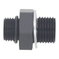 DeatschWerks - DeatschWerks 6AN ORB Male to M16 X 1.5 Metric Male (Incl O-Ring and Washer) - Anodized Matte Black - Image 2