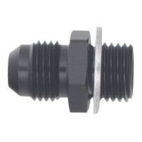 DeatschWerks - DeatschWerks 6AN Male Flare to M14 X 1.5 Male Metric Adapter (Incl Washer) - Anodized Matte Black - Image 5