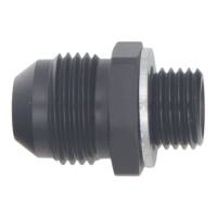 DeatschWerks - DeatschWerks 8AN Male Flare to M14 X 1.5 Male Metric Adapter (Incl Washer) - Anodized Matte Black - Image 2