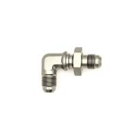 DeatschWerks - DeatschWerks 6AN Male Flare To 6AN Male Flare Bulkhead Adapter 90-Degree (Incl. Nut) - Image 4