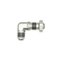 DeatschWerks - DeatschWerks 8AN Male Flare To 8AN Male Flare Bulkhead Adapter 90-Degree (Incl. Nut) - Image 4