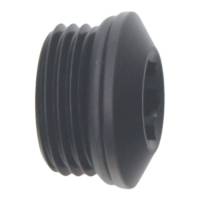 DeatschWerks - DeatschWerks 8AN ORB Male Plug Low Profile Internal Allen/Hex (Incl O-Ring) Anodized Matte Black - Image 2