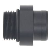 DeatschWerks - DeatschWerks 8AN ORB to S387 Pre-Filter Sock Adapter - Anodized Matte Black - Image 2