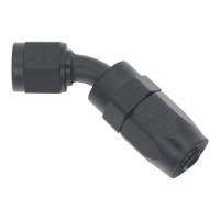 DeatschWerks - DeatschWerks 6AN Female Swivel 45-Degree Hose End CPE - Anodized Matte Black - Image 2