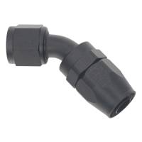 DeatschWerks - DeatschWerks 10AN Female Swivel 45-Degree Hose End CPE - Anodized Matte Black - Image 2