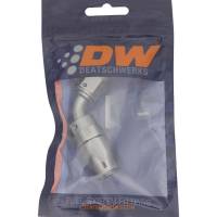 DeatschWerks - DeatschWerks 6AN Female Flare Swivel 60-Degree Hose End CPE Anodized DW Titanium - Image 3