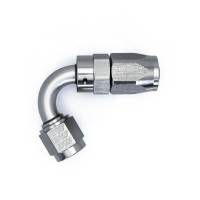 DeatschWerks - DeatschWerks 6AN Female Swivel 120-Degree Hose End CPE - Anodized DW Titanium - Image 2