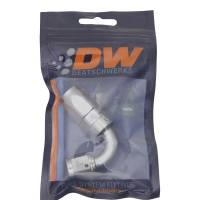 DeatschWerks - DeatschWerks 6AN Female Swivel 120-Degree Hose End CPE - Anodized DW Titanium - Image 3