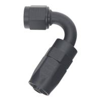 DeatschWerks - DeatschWerks 6 AN Female Flare Swivel 120-Degree Hose End CPE - Anodized Matte Black - Image 2