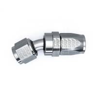 DeatschWerks - DeatschWerks 8AN Female Swivel 30-Degree Hose End CPE - Anodized Titanium - Image 2