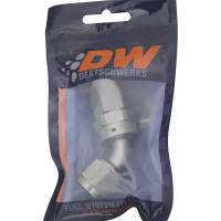 DeatschWerks - DeatschWerks 8 AN Female Flare Swivel 60-degree Hose End CPE - Anodized DW Titanium - Image 3