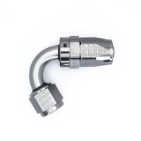 DeatschWerks - DeatschWerks 8AN Female Swivel 120-Degree Hose End CPE - Anodized Titanium - Image 2