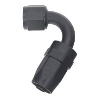 DeatschWerks - DeatschWerks 8 AN Female Flare Swivel 120-Degree Hose End CPE - Anodized Matte Black - Image 2